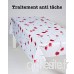 villagesdeprovence.net Nappe de Table Rectangulaire  Infroissable  Anti Taches  en Polyester - Coquelicot - Blanc  240 x 150 cm  Rectangulaire - B071WD7J1V